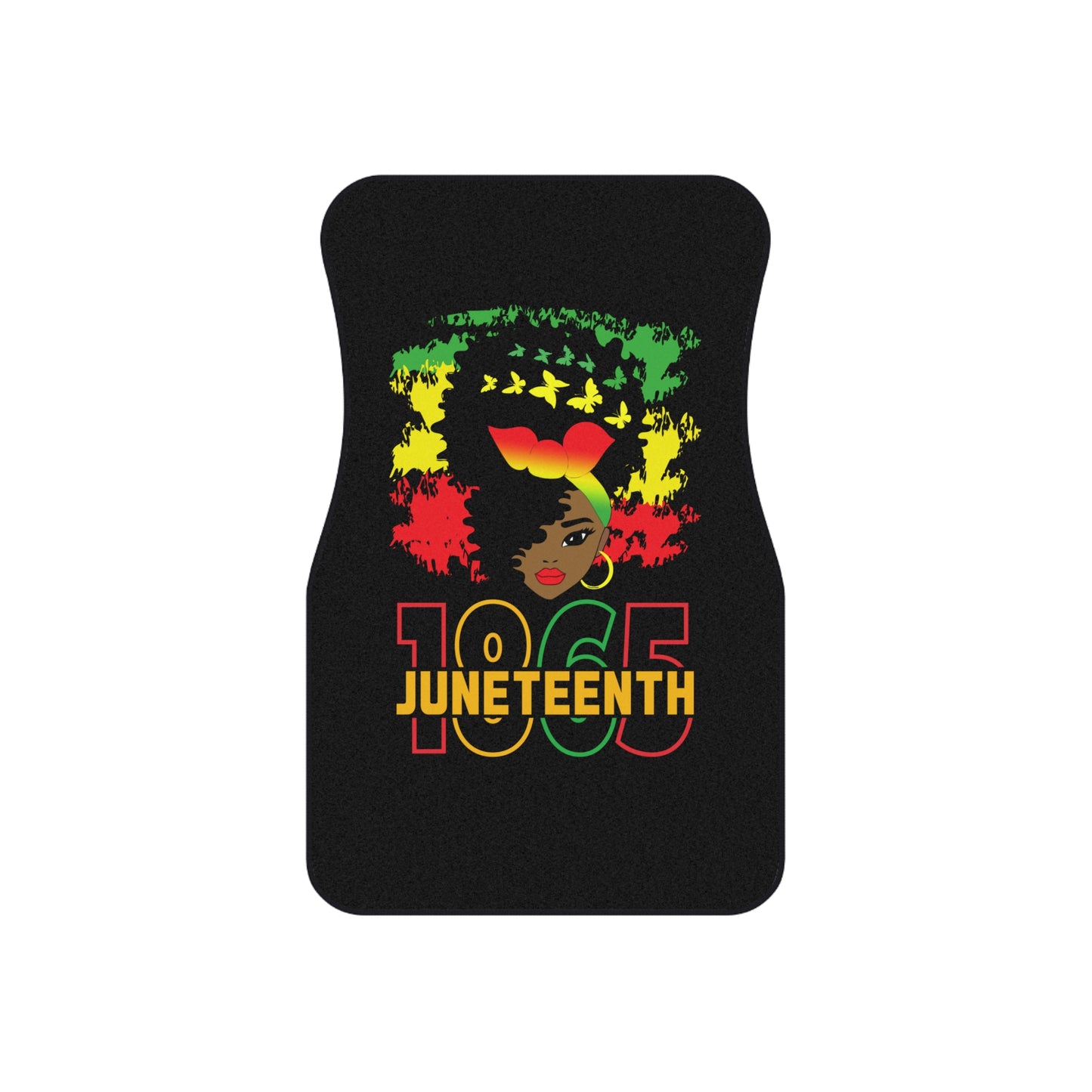 Colorful Juneteenth Car Mats Set - Celebrate Freedom in Style