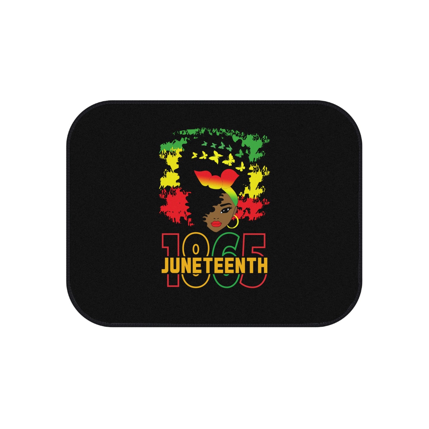 Colorful Juneteenth Car Mats Set - Celebrate Freedom in Style