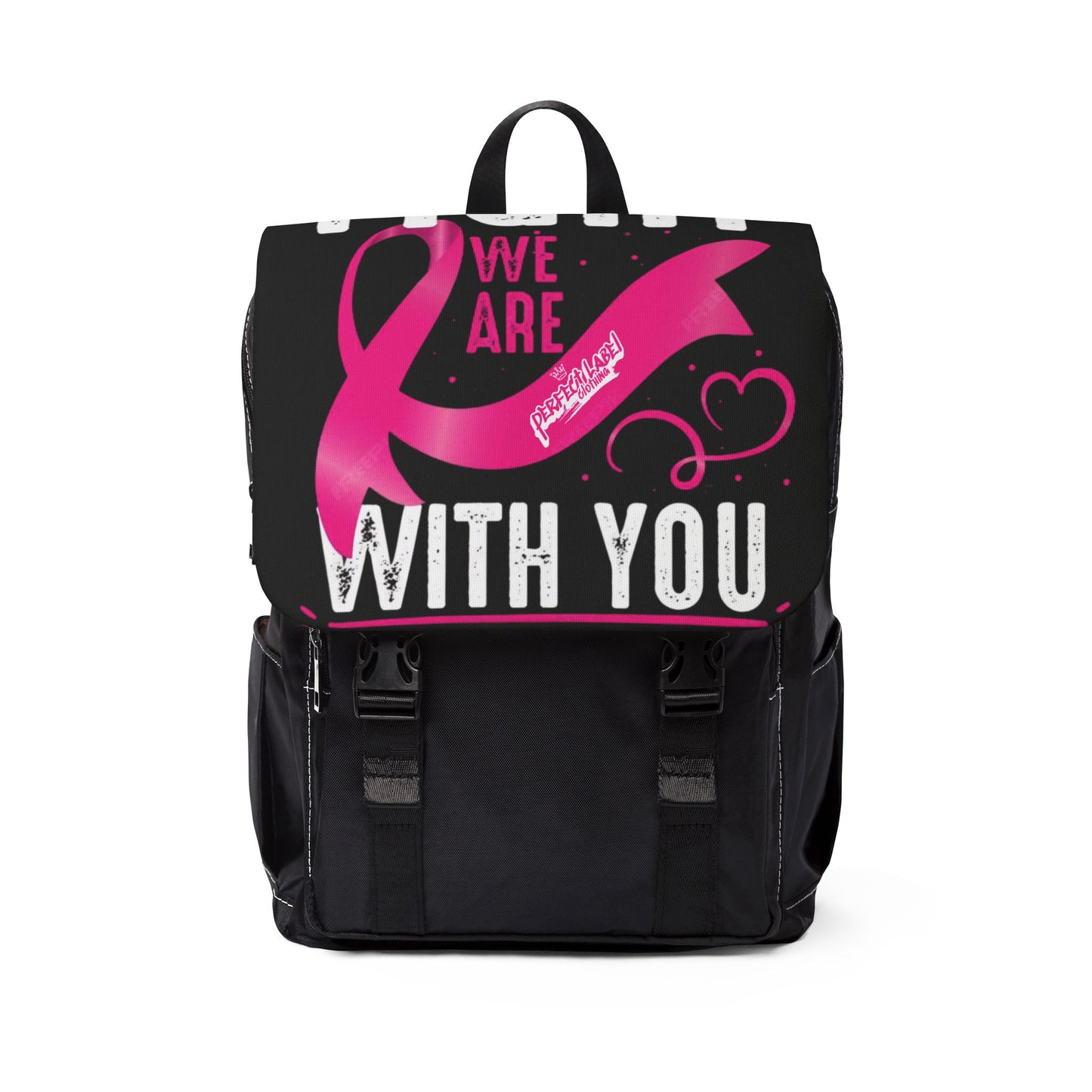 Breast Cancer Awareness Shoulder Backpack