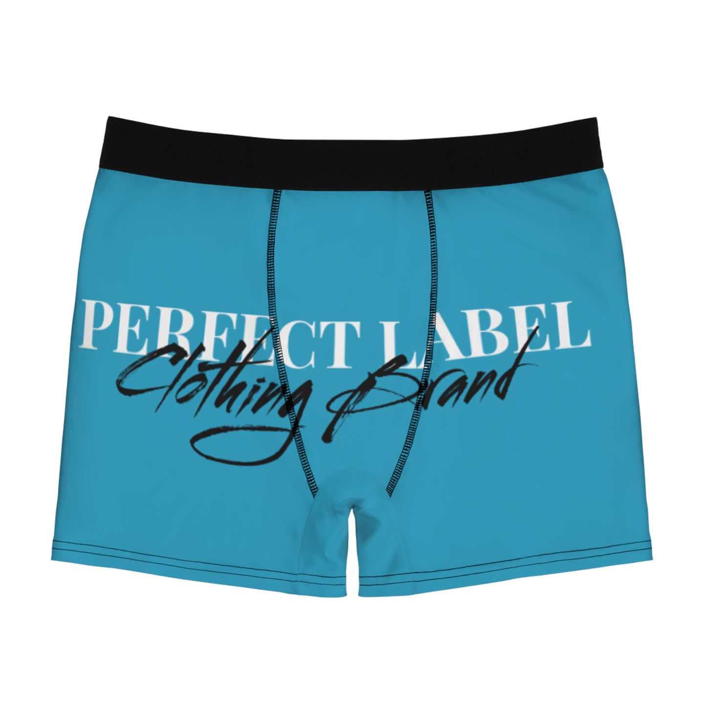 Perfect Label Men's Boxer Briefs Turquoise