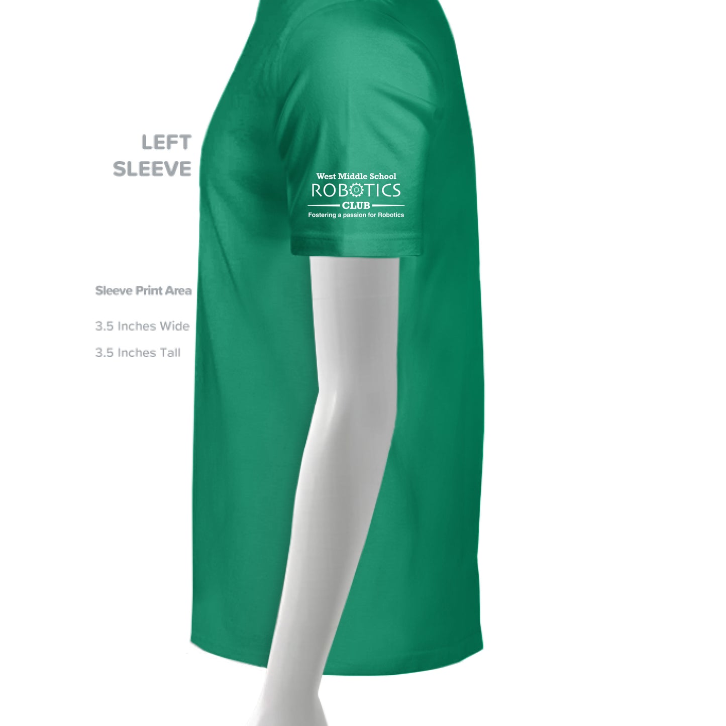 KELLY GREEN - SLEEVE_LEFT