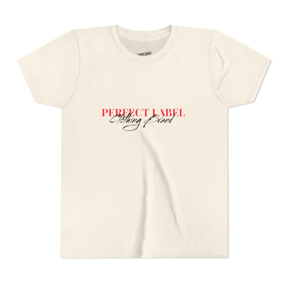 Youth Short Sleeve Tee - Perfect Label Vibe Shirt for Trendy Kids