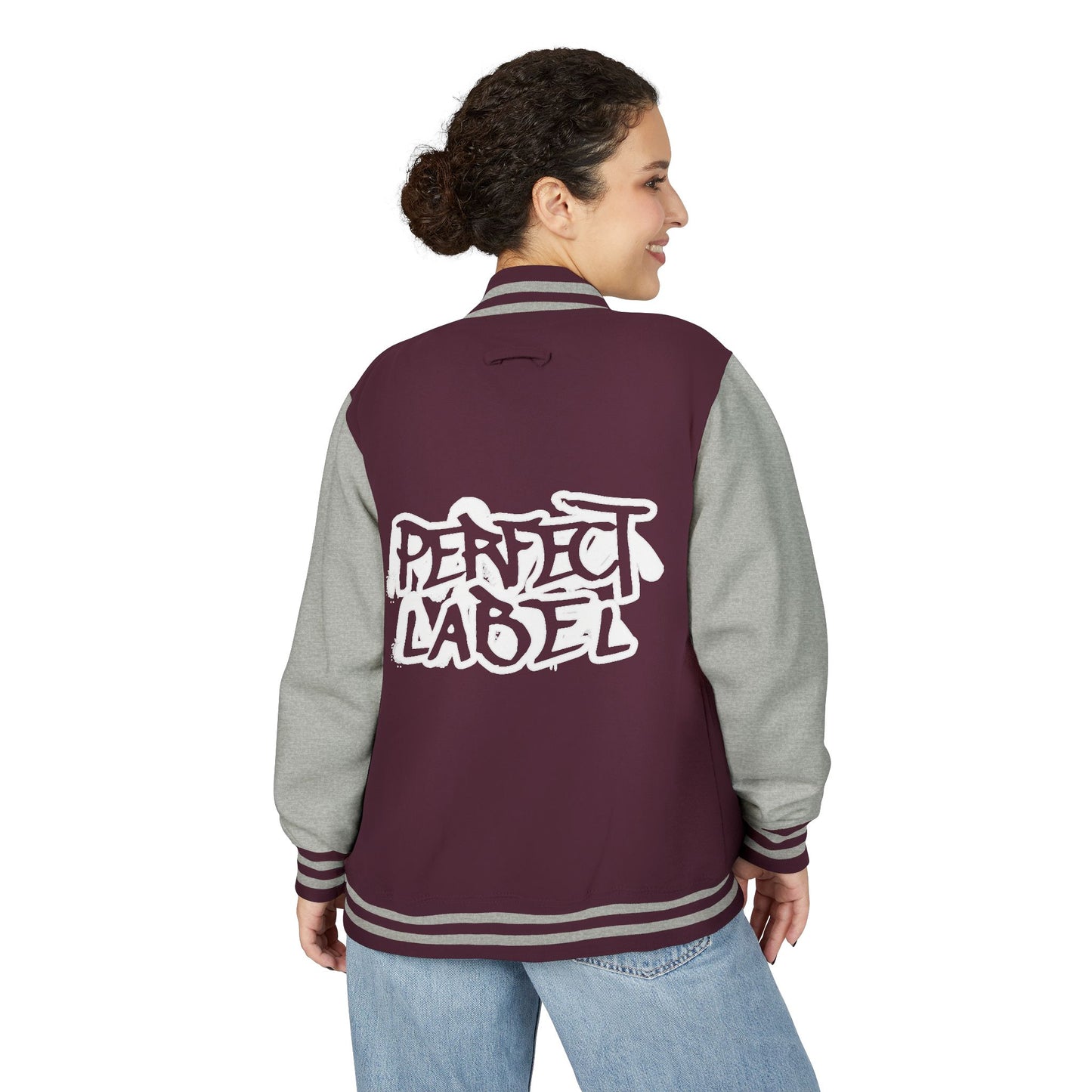 Perfect Label Letterman Jacket