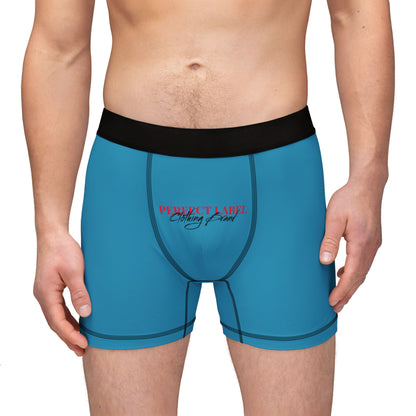 Perfect Label Casual Blue Men's Boxers