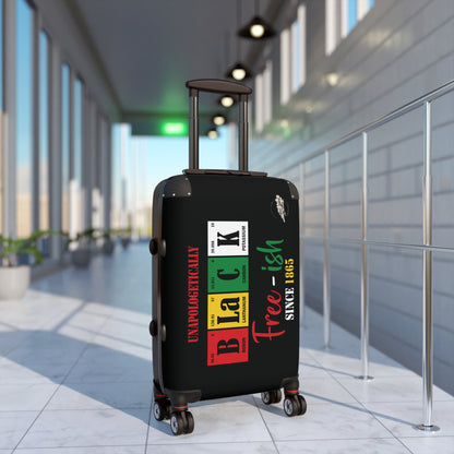 Colorful Black History Suitcase - Durable and Stylish Travel Luggage