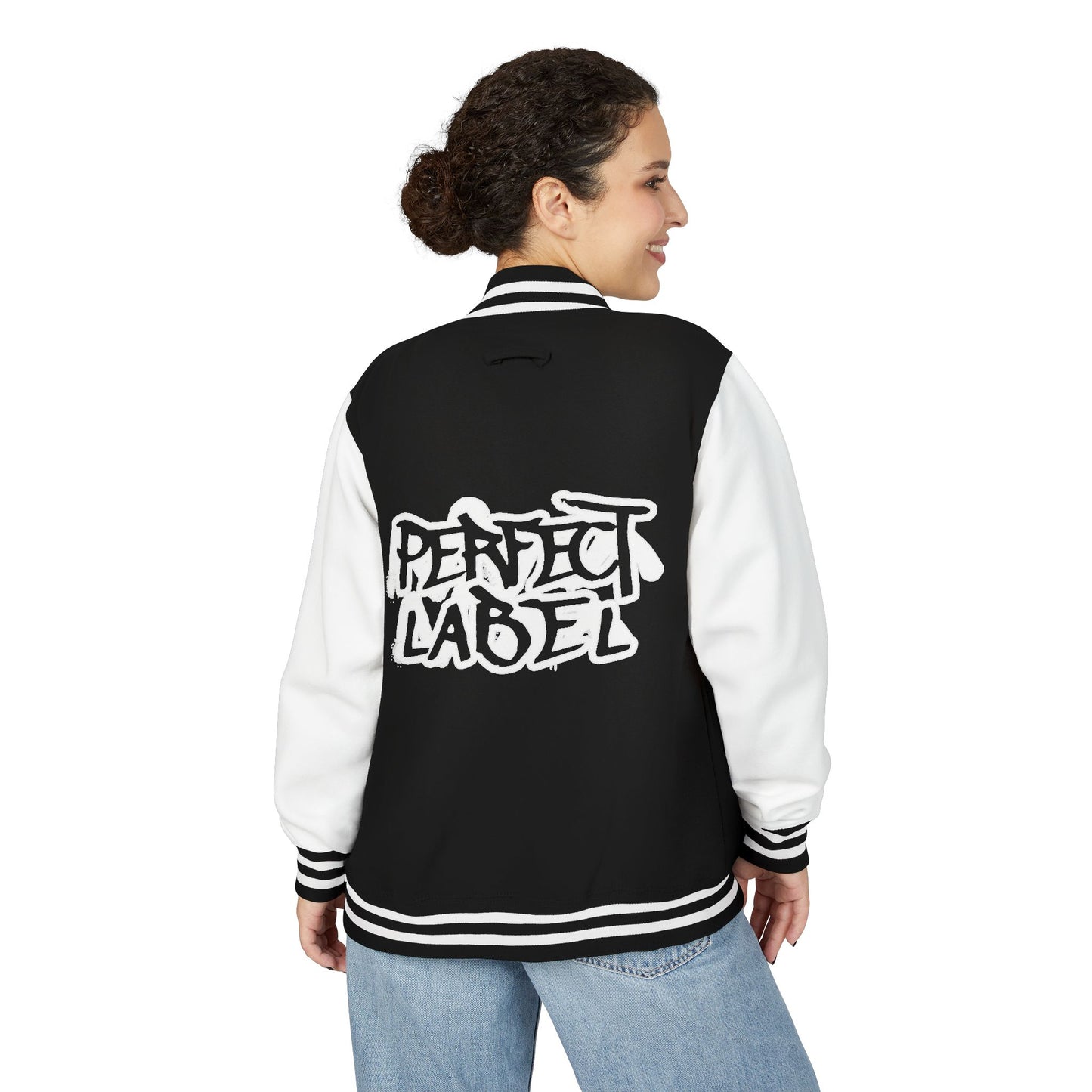 Perfect Label Letterman Jacket