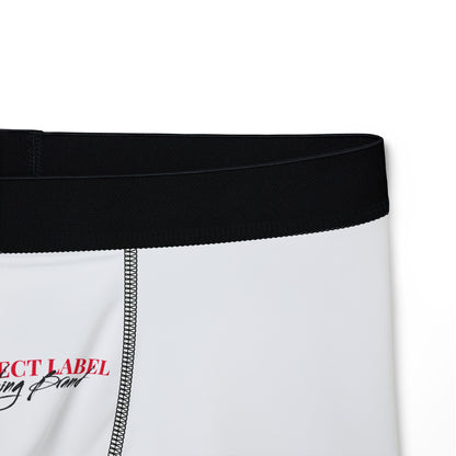 Perfect Label Casual White Men's Boxers