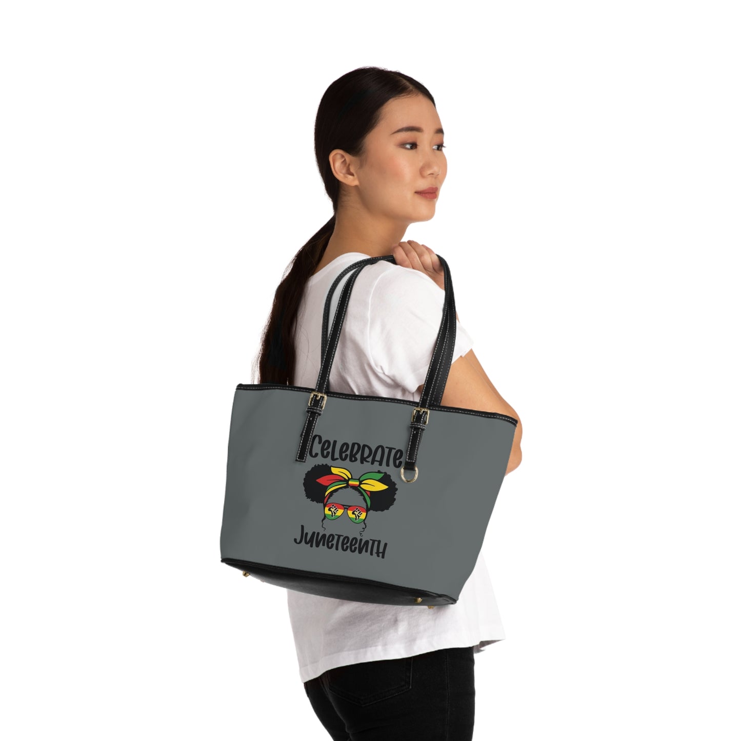 Juneteenth PL Leather Shoulder Bag