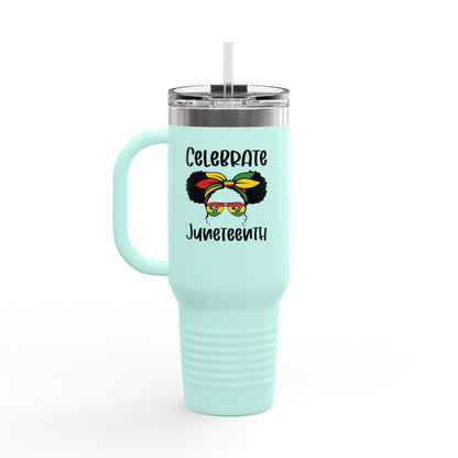 Woman Juneteenth Travel Mug