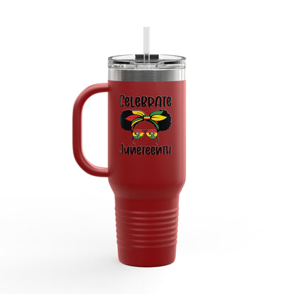 Woman Juneteenth Travel Mug