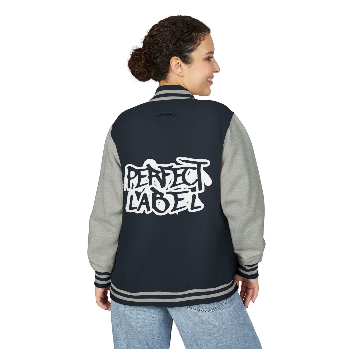 Perfect Label Letterman Jacket