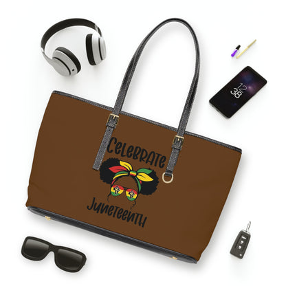 Juneteenth PL Leather Shoulder Bag