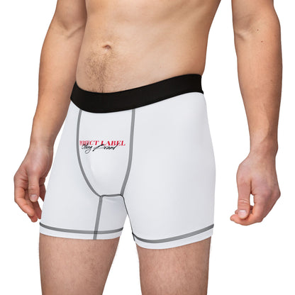 Perfect Label Casual White Men's Boxers