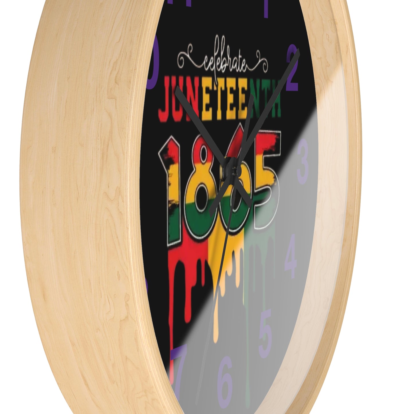 Juneteenth Wall Clock