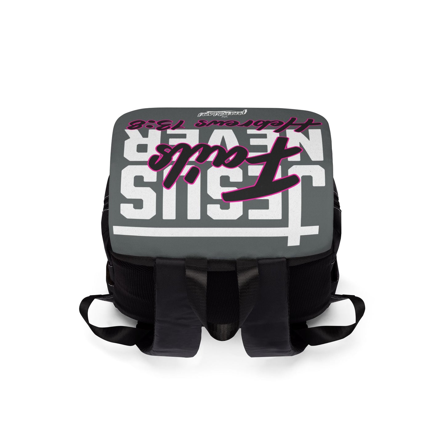 Jesus Never Fails Shoulder Backpack