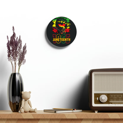 Queen Juneteenth Wall Clock
