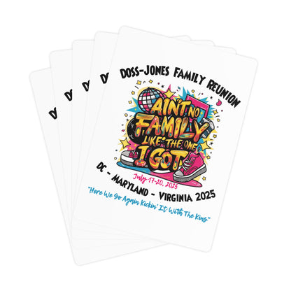 Doss Jones Family Reunion Playing Cards