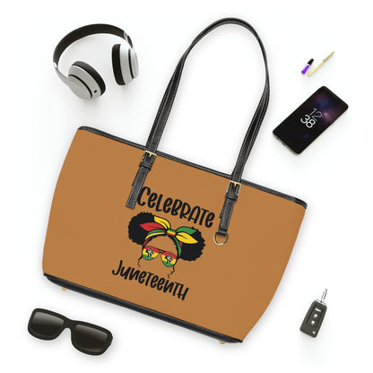 Juneteenth PL Leather Shoulder Bag