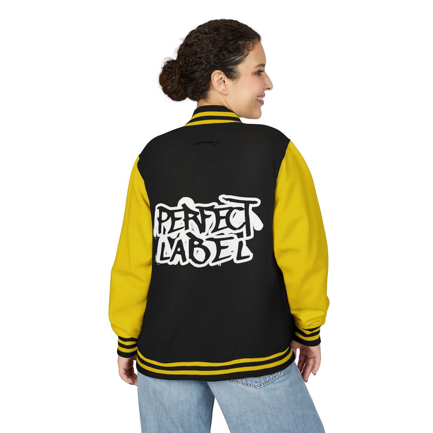 Perfect Label Letterman Jacket