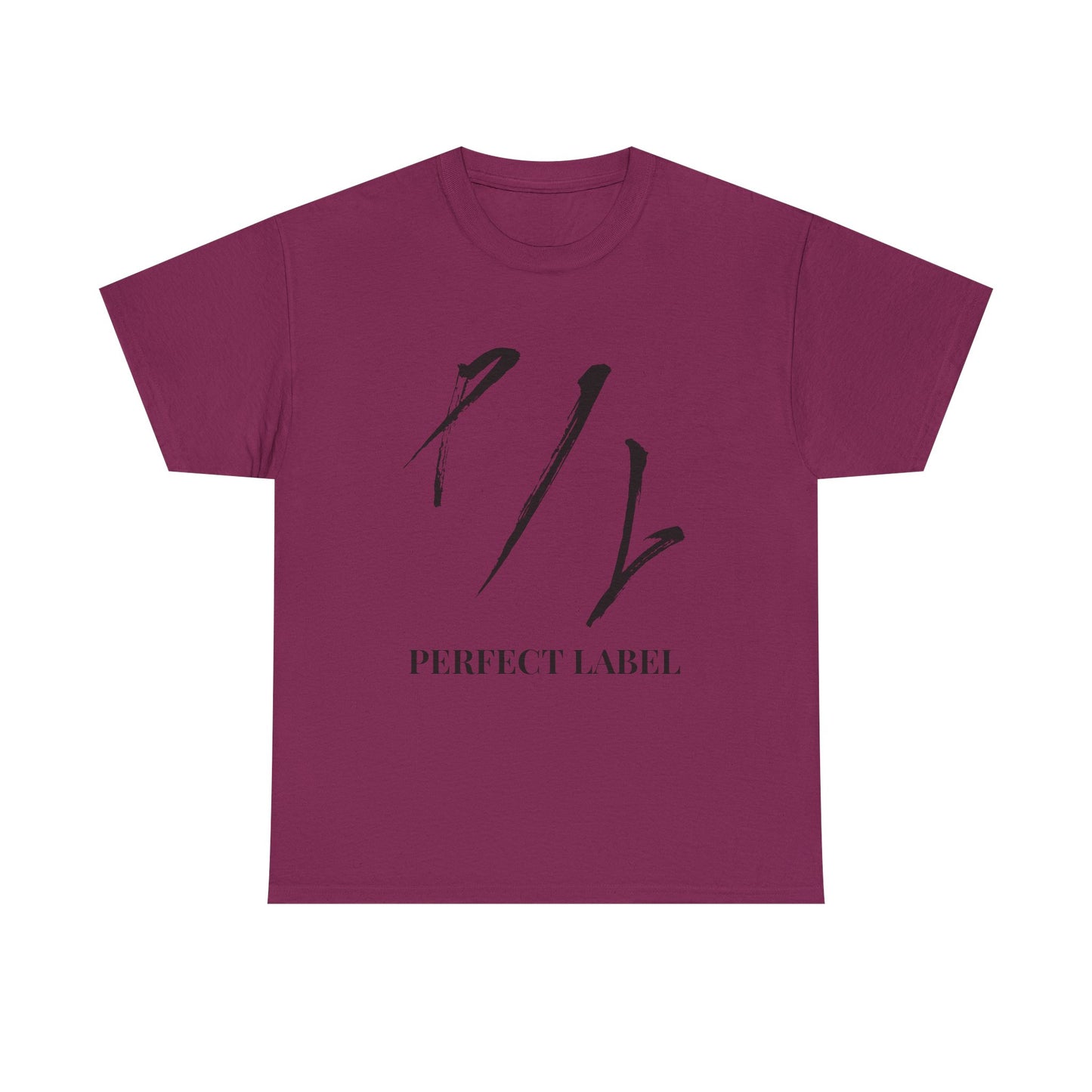 Perfect Label Unisex Heavy Cotton Tee - Stylish Casual Wear for Trendsetters