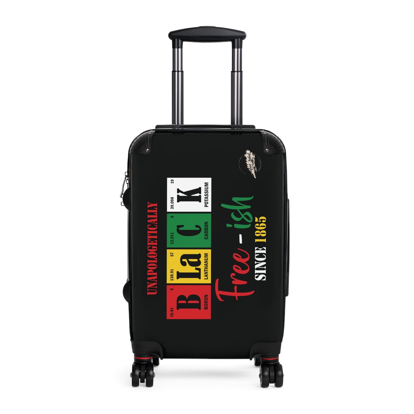 Colorful Black History Suitcase - Durable and Stylish Travel Luggage