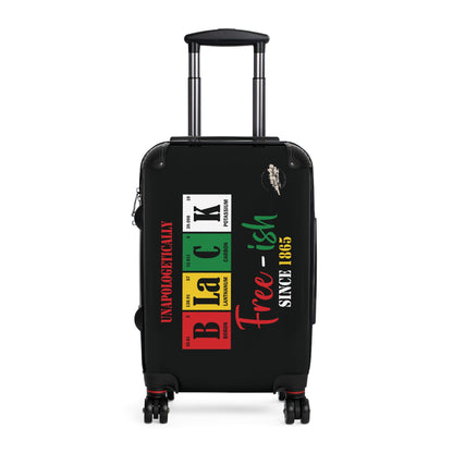 Colorful Black History Suitcase - Durable and Stylish Travel Luggage