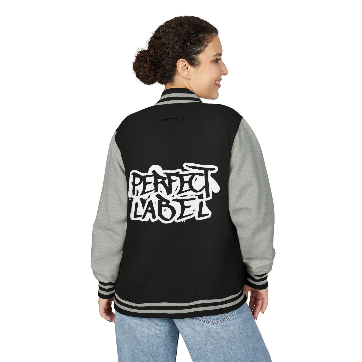 Perfect Label Letterman Jacket