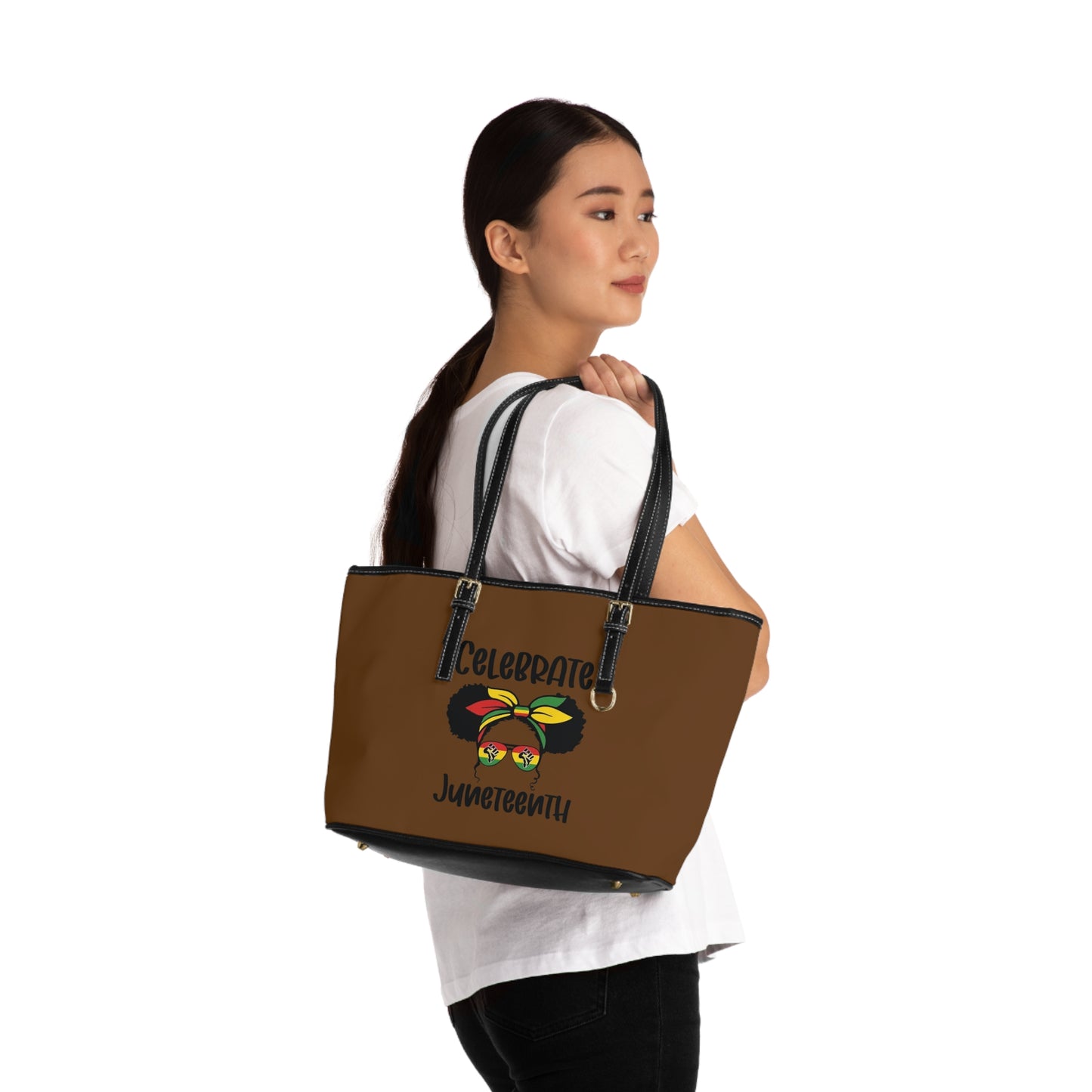Juneteenth PL Leather Shoulder Bag