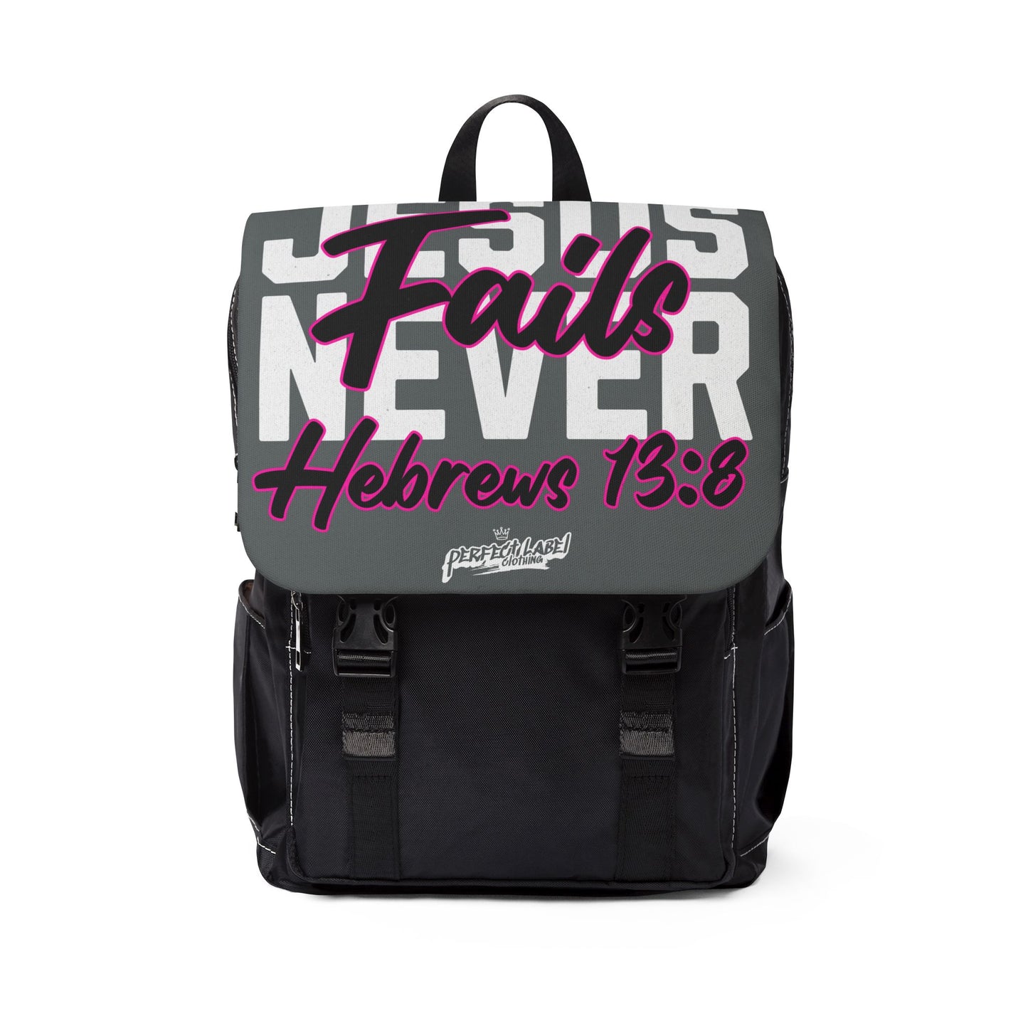 Jesus Never Fails Shoulder Backpack