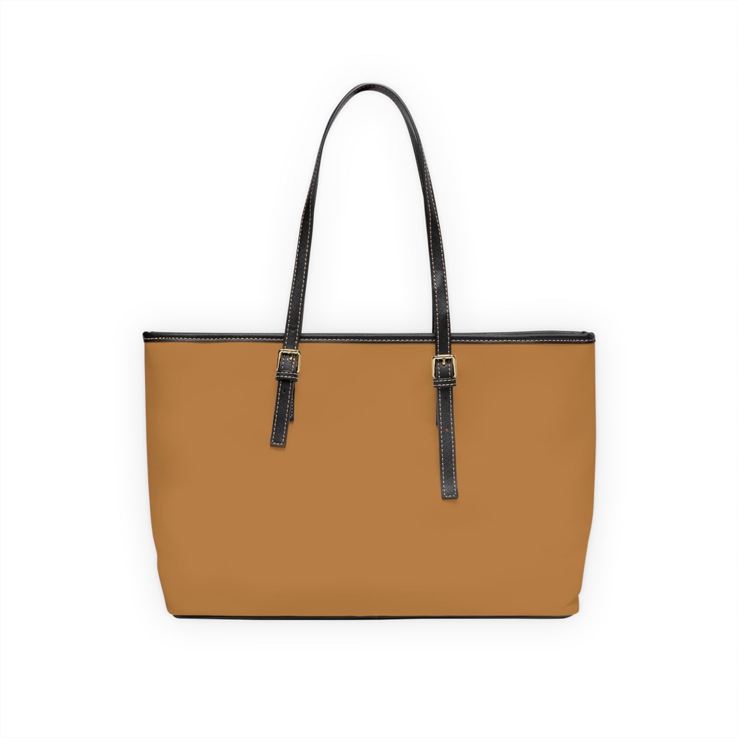 Brown PL Leather Shoulder Bag