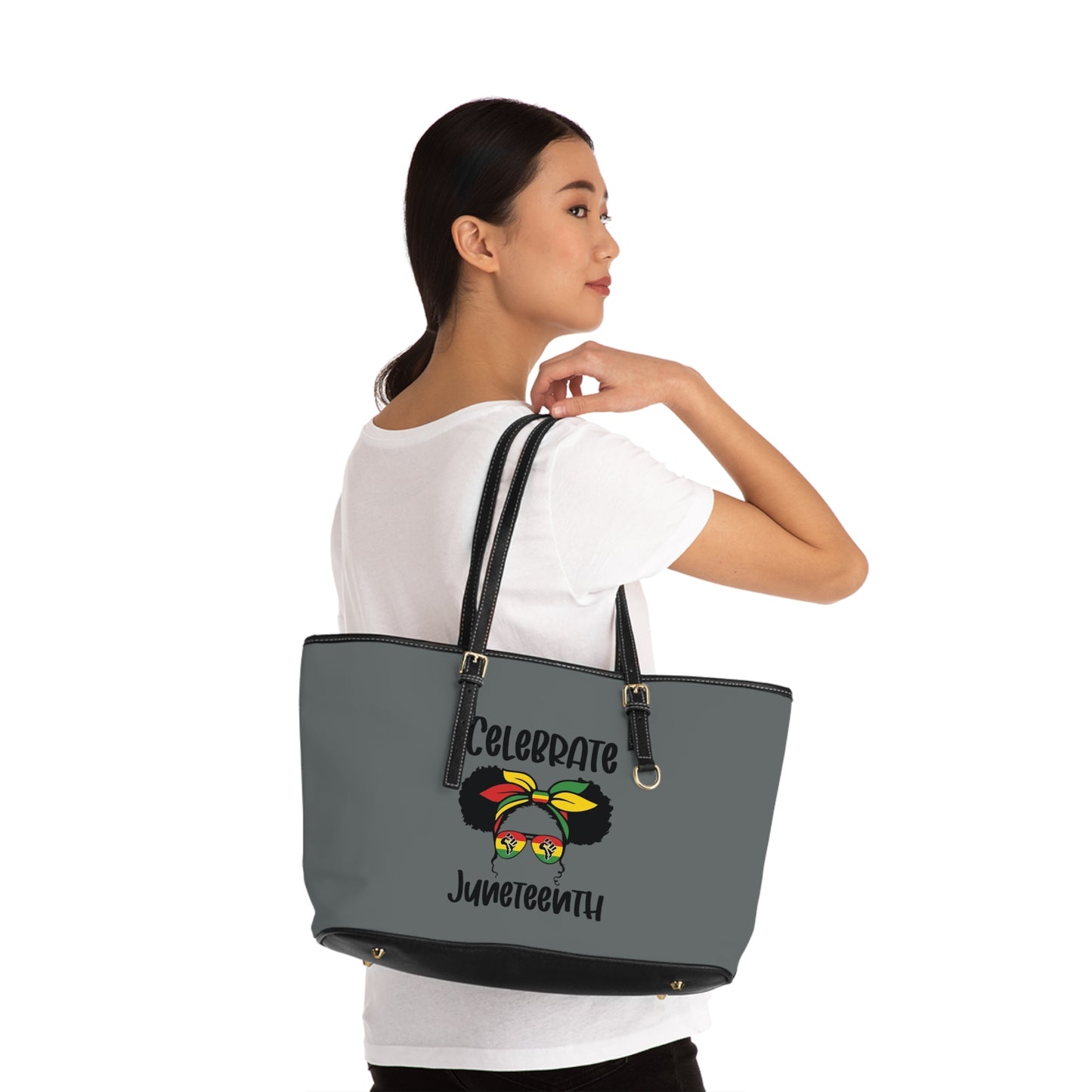 Juneteenth PL Leather Shoulder Bag