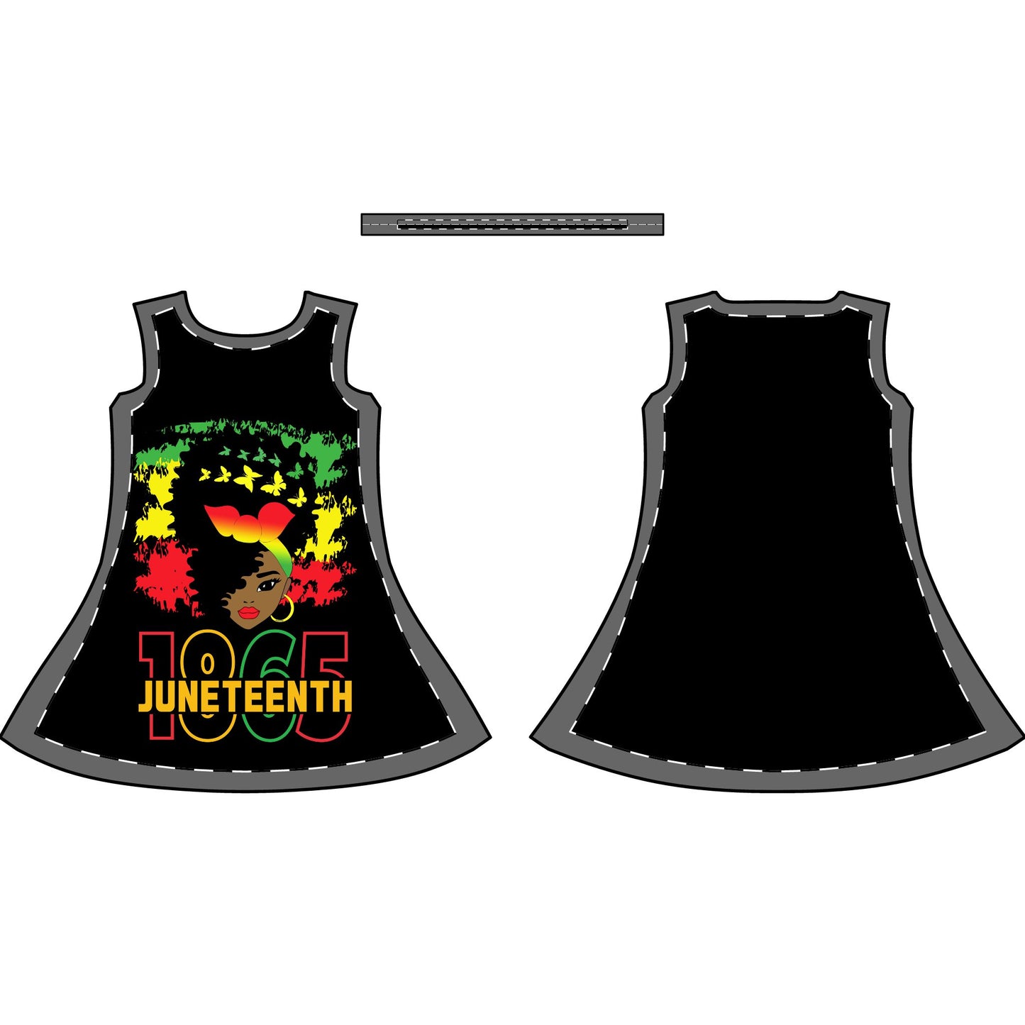 Juneteenth Women's Casual Dress - Celebrate Freedom and Culture