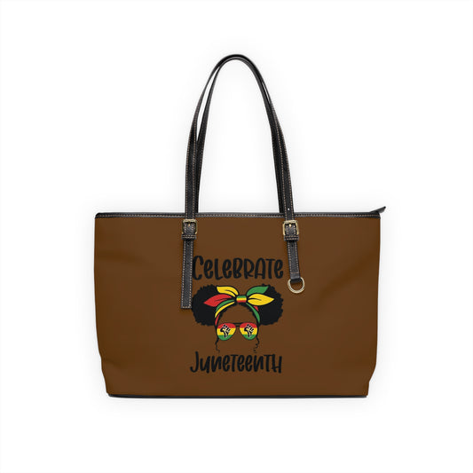 Juneteenth PL Leather Shoulder Bag