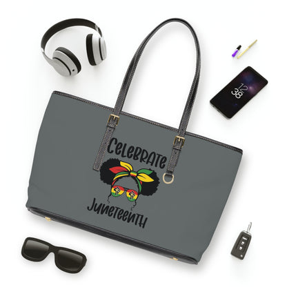 Juneteenth PL Leather Shoulder Bag
