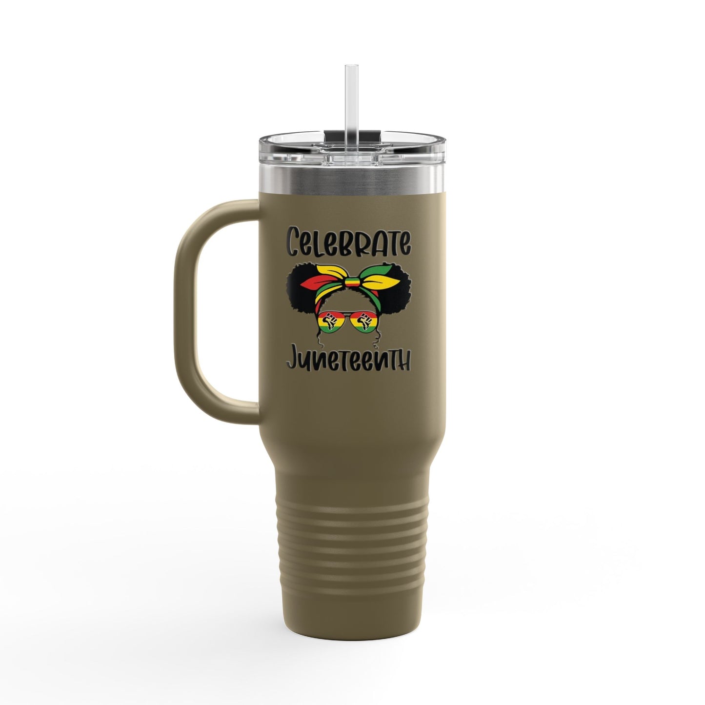 Woman Juneteenth Travel Mug
