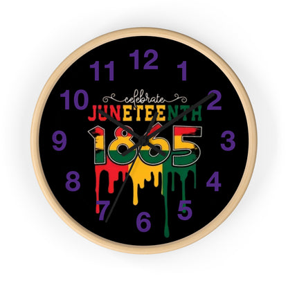 Juneteenth Wall Clock