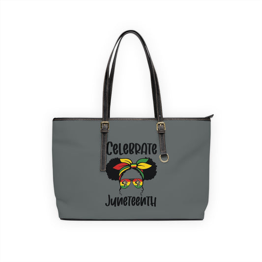 Juneteenth PL Leather Shoulder Bag