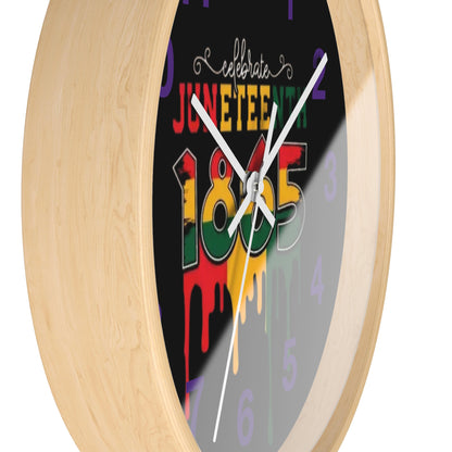 Juneteenth Wall Clock