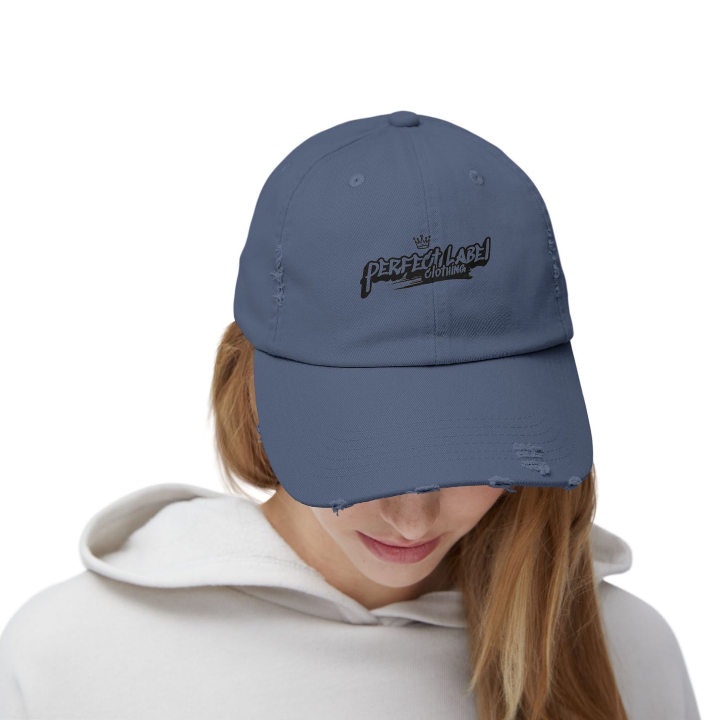Perfect Label Distressed Cap