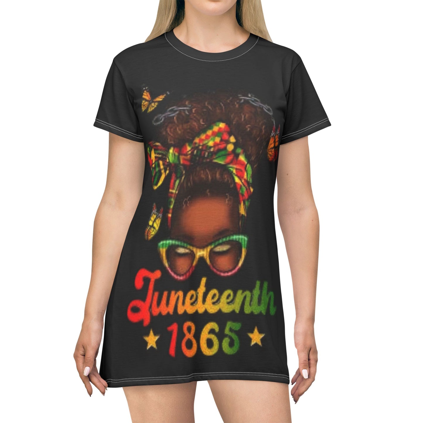 Perfect Label Juneteenth T-Shirt Dress