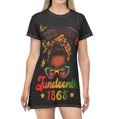 Perfect Label Juneteenth T-Shirt Dress