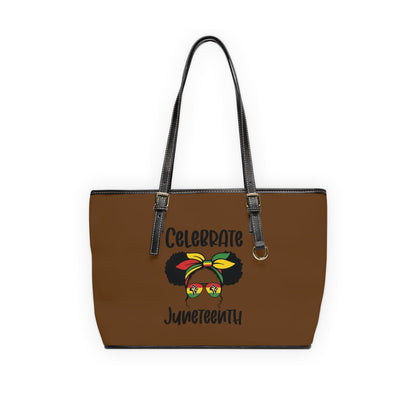 Juneteenth PL Leather Shoulder Bag