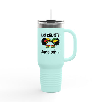 Woman Juneteenth Travel Mug