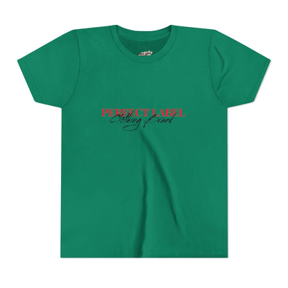 Youth Short Sleeve Tee - Perfect Label Vibe Shirt for Trendy Kids