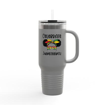 Woman Juneteenth Travel Mug