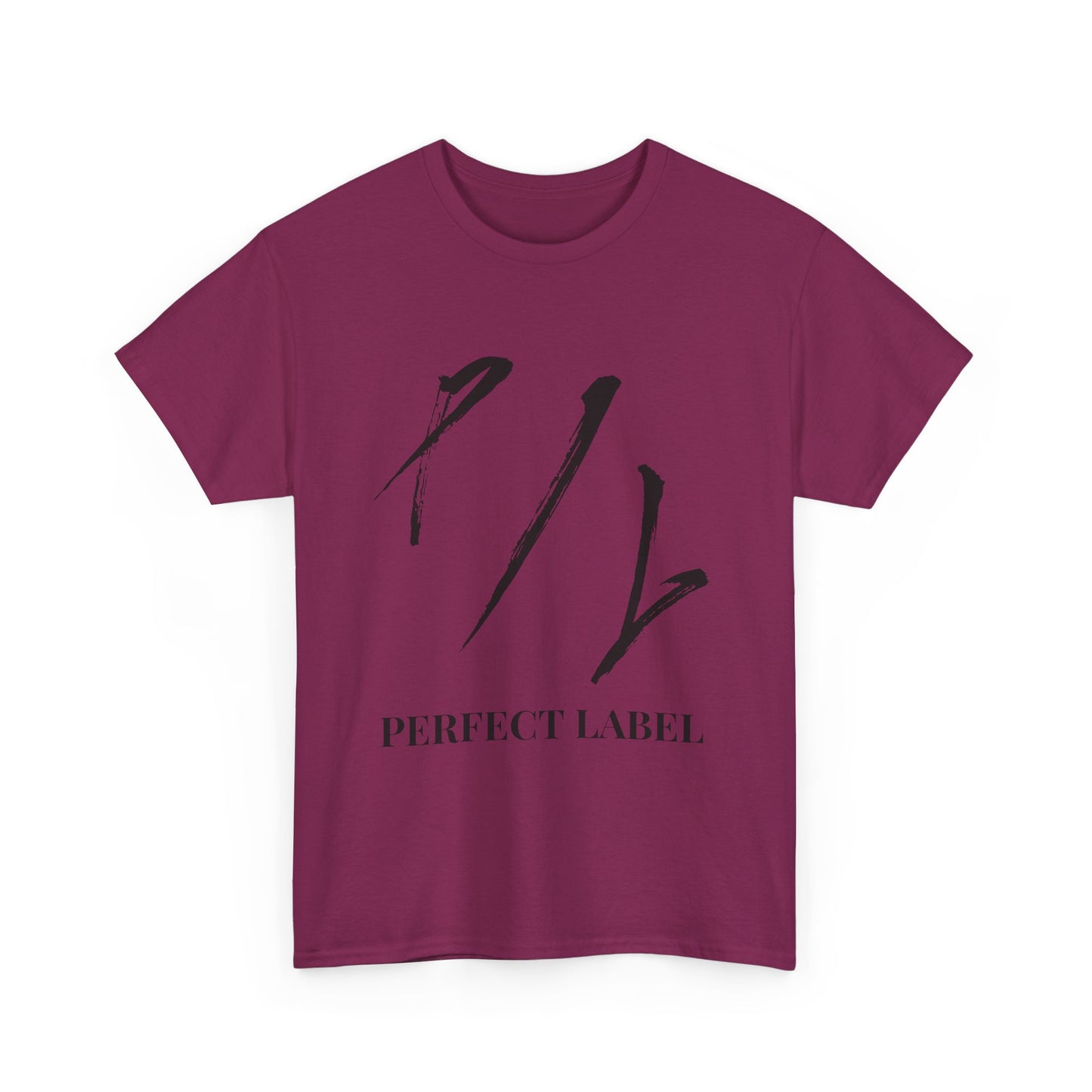 Perfect Label Unisex Heavy Cotton Tee - Stylish Casual Wear for Trendsetters