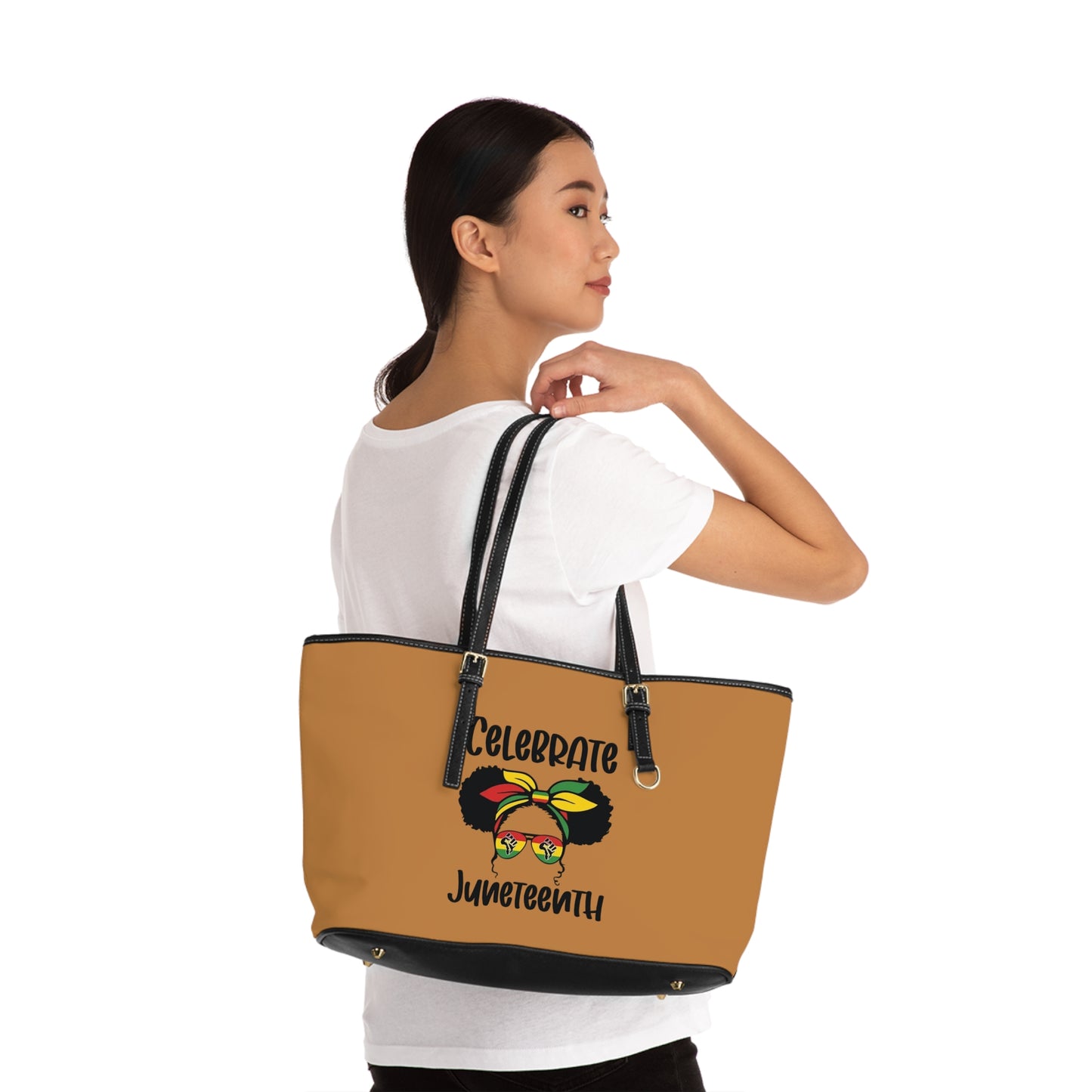 Juneteenth PL Leather Shoulder Bag