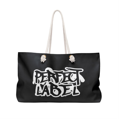Black Graffiti Weekender Bag