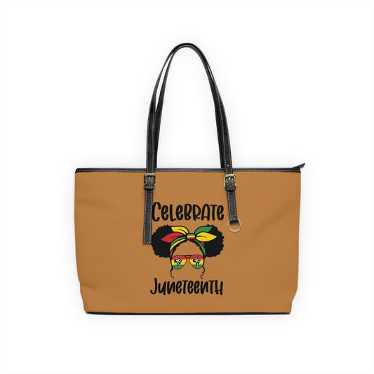 Juneteenth PL Leather Shoulder Bag