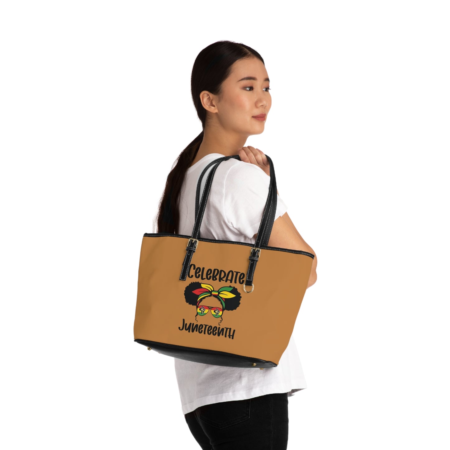 Juneteenth PL Leather Shoulder Bag